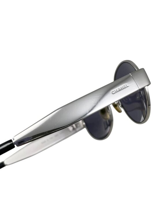 Chanel Sunglasses Vintage Blue Silver Eyewear main image 6